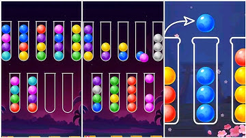 Ball Sort Puzzle Gameplay 2, Android Games ios Walkthrough Simulator Think Brain Puzzle