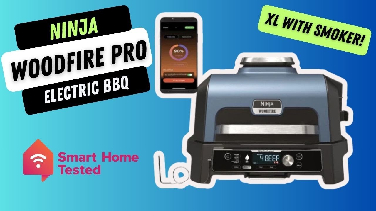 Ninja Pro Connect XL Woodfire BBQ, App and Meat Probe
