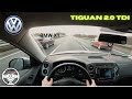 VW Tiguan 2.0 TDI //// TOP SPEED 200 KM/H 4K POV TESTDRIVE ON GERMAN AUTOBAHN