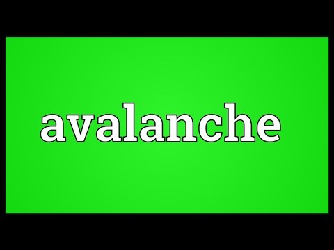 Avalanche Meaning