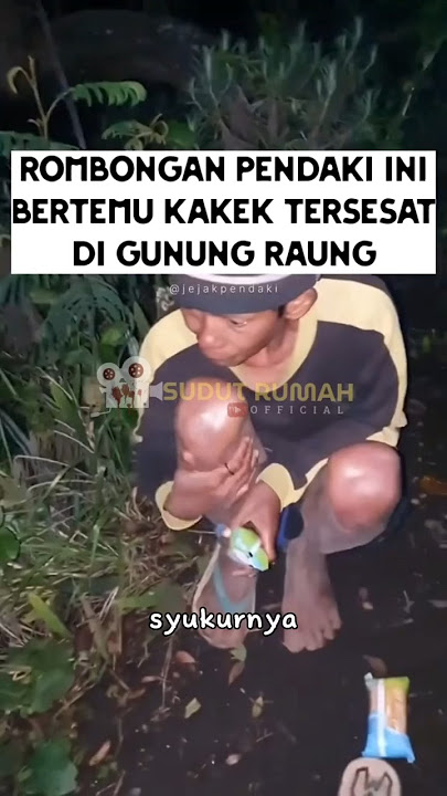 GAK KEBAYANG KALO GA DITEMUIN ROMBONGAN INI😭😭 #viral #shorts #gunung #pendaki #gunungraung ##jin