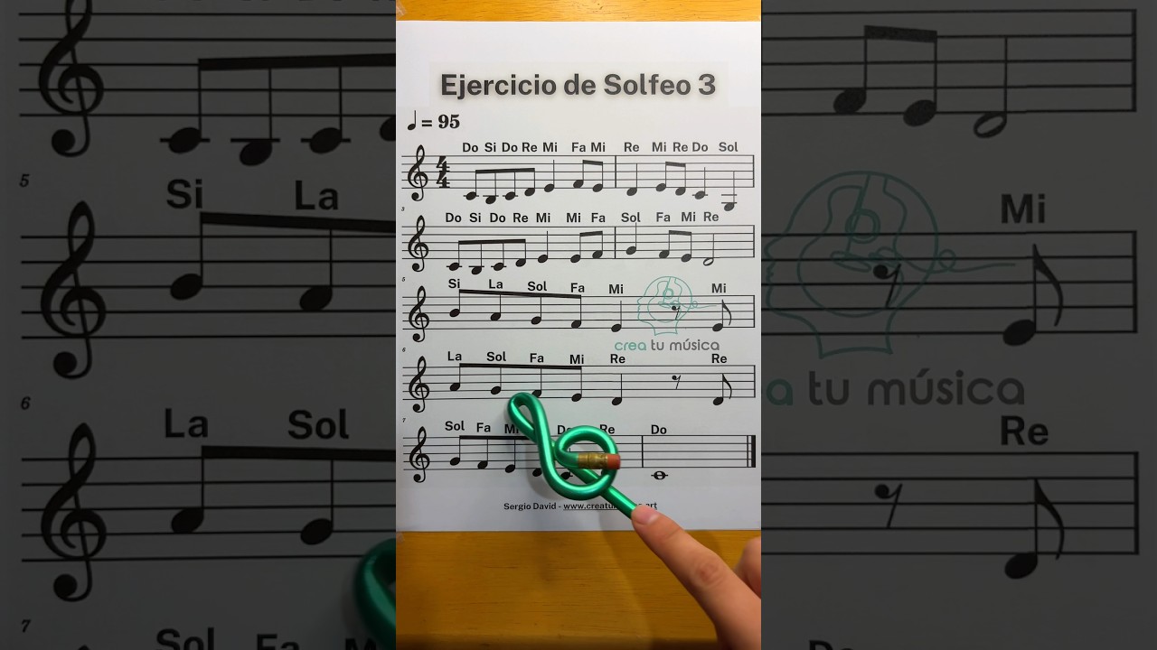 Solfeo con nombres de notas 🎶
