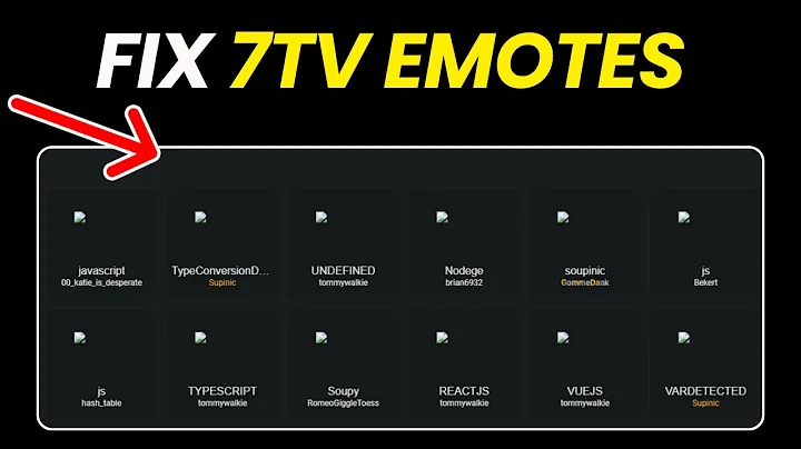How to Fix 7TV Emotes Not Showing (Quick Fixes)