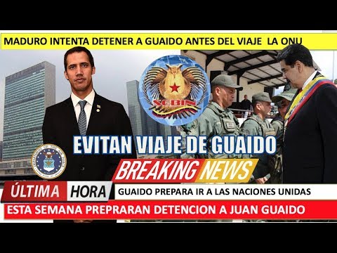 Maduro detiene a Guaido antes del viaje a la ONU humor or humour