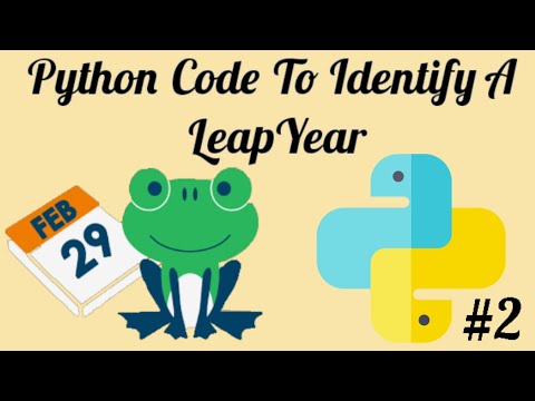 Python Code For Leap Year | Python Programs For Beginners | Python Tutorial