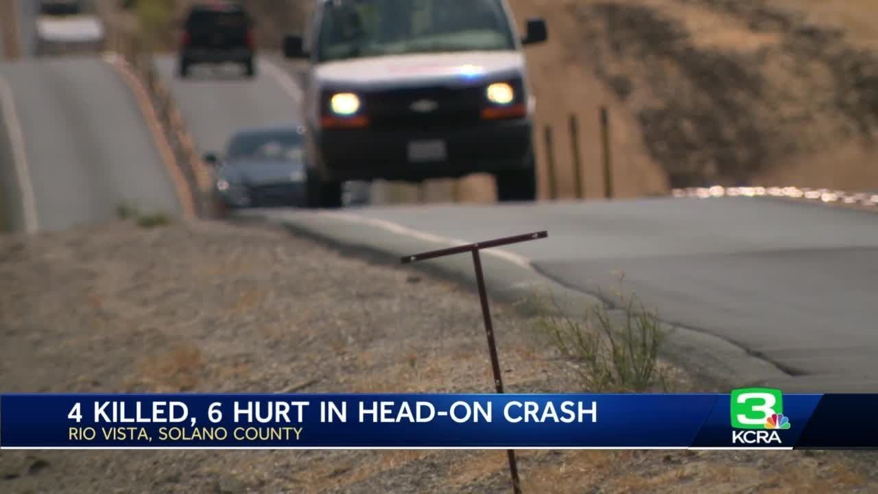 Details emerge on Solano County head-on crash that killed 4, hurt 6