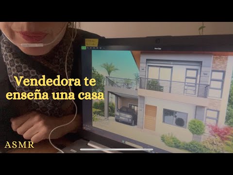 ASMR 🏡 Vendedora de casas 🏡 Te explico los planos. ASMR  Soft spoken español