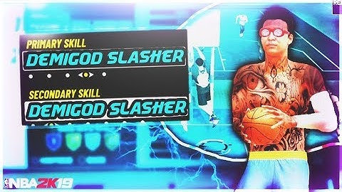 The BEST SLASHER BUILD and ANIMATIONS in NBA2K19