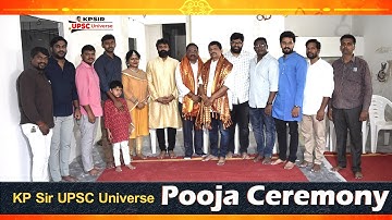 Pooja Ceremony at KP Sir UPSC Universe New Building opposite to Bawarchi l KP Sir l KP Sir team