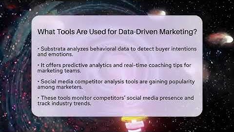 What Tools Are Used for Data-Driven Marketing? | Modern Marketing Moves News