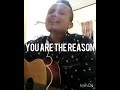 You are the reason  genta nur alam cover