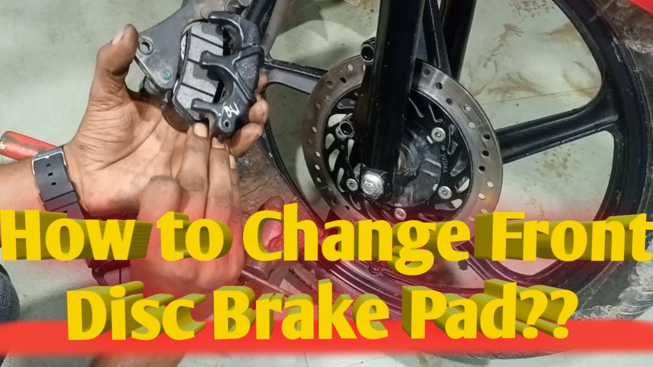 How to Change Motorcycle Front Disc Brake Pads? Replace Brake Pads