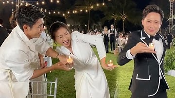 ĐÁM CƯỚI Đông Nhi Ông Cao Thắng: Ngô Thanh Vân, Trấn Thành ‘rủ rê’ dàn sao Việt thi múa lửa!