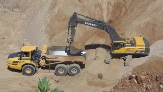 Volvo EC480D L loading Volvo A35F ADT`s part 2