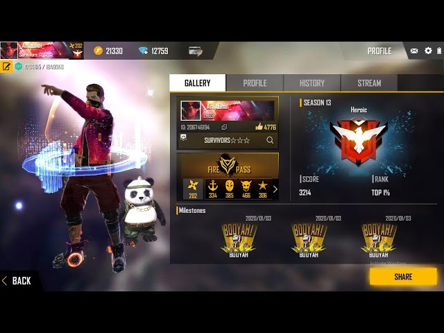 Heroic Tonight - Garena Free Fire - Desi Gamers 