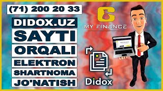 Didox.uz Sayti Orqali Elektron Shartnoma Jo'natish #Buxgalteriya #1Ckurs #1Cvideodarslik
