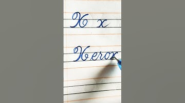 LETTER X/HOW TO WRITE IN CURSIVE WRITING/CURSIVE WRITING PRACTICE/CURSIVE WRITING ‎⁨@CursiveWriter⁩ 