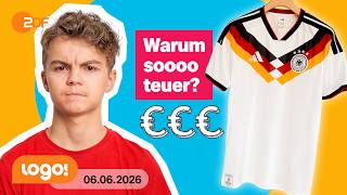 Fälschung oder echt: Was sind die Unterschiede bei WM-Trikots? | logo!-Nachrichten vom 06.06.26