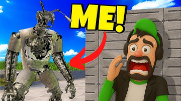 I Became NOSEY and Hunted my Friends in Gmod! (Garry