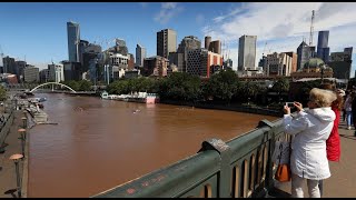 Melbourne Clean-Up After Dirty Rain Turns The Yarra River Brown