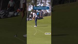 Scottie Scheffler's reading the green!!!!!! #shorts #golf #pga