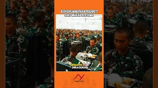 ADA BUNYI LONCENG DULU BARU BISA MAKAN #komando #shortvideo #tni