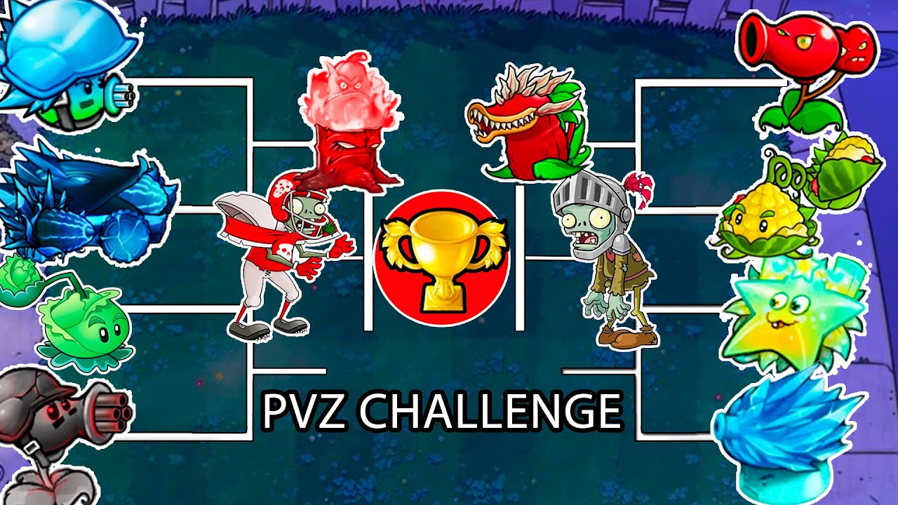 PVZ CHALLENGE! 1000 NEW PLANTS VS ALL ULTIMATE ZOMBIES | Cup ...