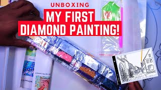 Diamond Painting | Diamond Painting Unboxing Amazon | 5D Diamond Painting Kit | Plus Light Pad