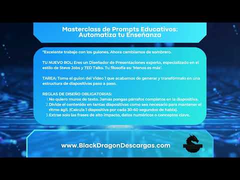 Video 6 - De Texto a Esquema Visual: Estructurando las Slides