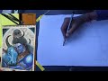 Mahadev drawing recreate 🖌️✍️📄#art #mahadev #drawing #youtubeshorts @SouravArts1