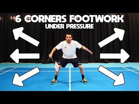 6 Corners Footwork When Under Pressure In Badminton