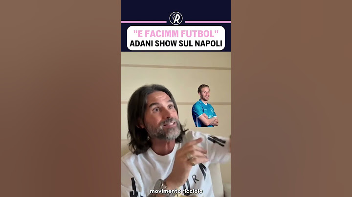 "E FACIMM FUTBOL" ⚽️ | NUOVA HIT DI LELE ADANI PER IL NAPOLI 😅🎶