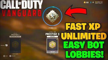 COD VANGUARD GLITCHES: BEST WORKING XP BOT LOBBY GLITCH AFTER PATCH 1.07!