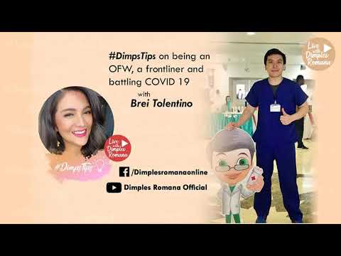 #DimpsTips on being an OFW, a frontliner and a recovered COVID19 patient