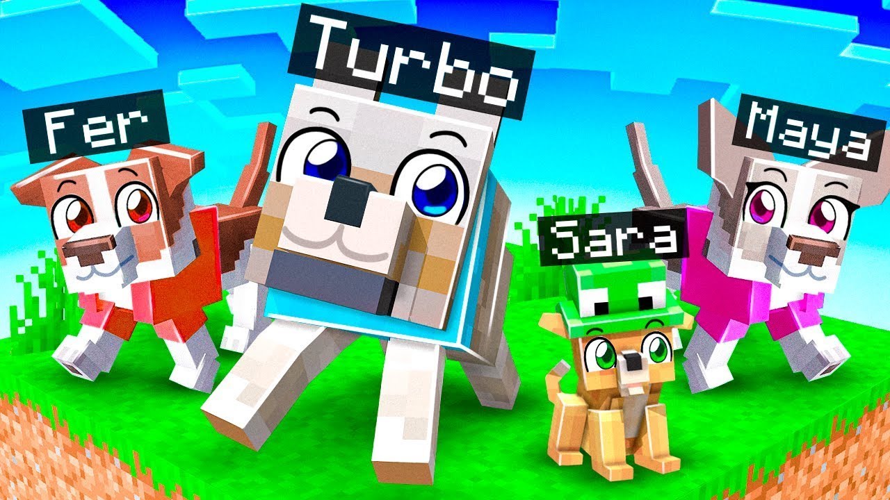 Tendo uma VIDA de CACHORRO no Minecraft!