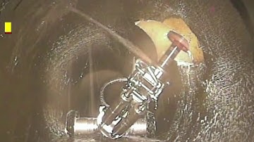 Sewer Robotics HA125 removing an intruding lateral