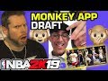 Can a Monkey Draft a NBA 2K19 team?