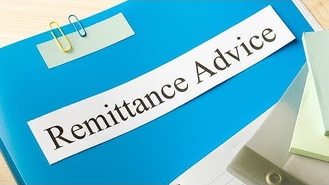 How to prepare a Remittance Advice (Simple way)