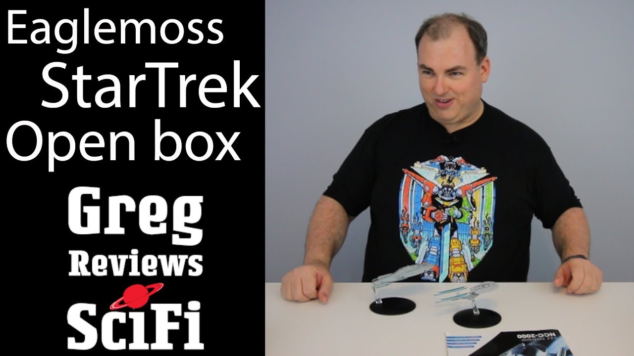 Eaglemoss StarTrek Ships Unboxing - Voyager and Excelsior