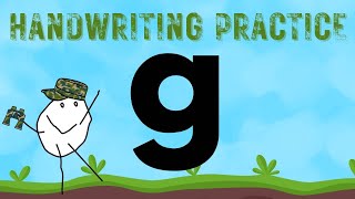 How to Write Lowercase Letter g - ABC Writing for Kids - Alpert Handwriting Bootcamp by LaNesha Tabb