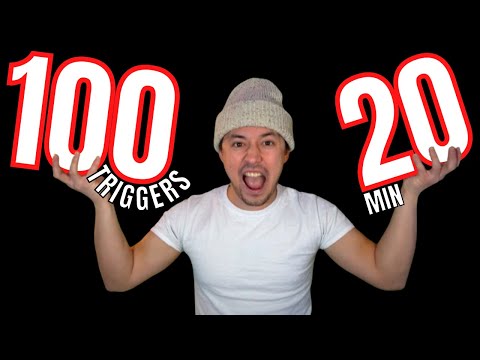 ASMR | 100 Triggers in 20 Minutes ⏲️ ❗ NO CUTS ❗ | Fast and Unpredictable ASMR | SUPER TINGLY 🔥