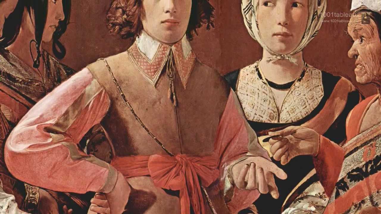 La diseuse de bonne aventure par le peintre de La Tour YouTube