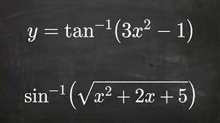 Derivative of Inverse function using trigonometry