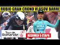 TOUR de ROMANDIA 2022 RESUMEN 5 ETAPA RUBIO VUELA EN LA CRONO TOUR de ROMANDIE 2022