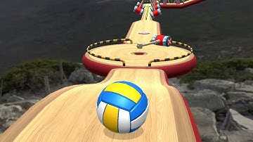 Rolling Balls 3D Sky Race Speedrun Gameplay Max Level 87
