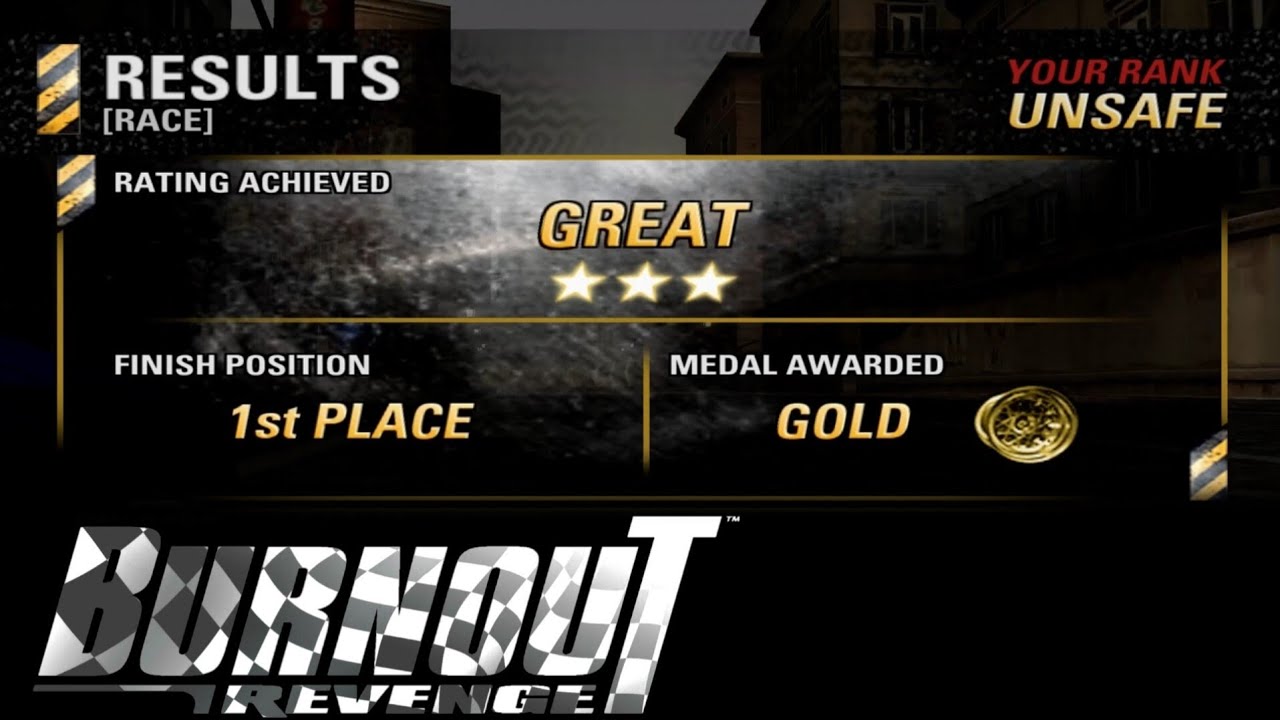 Race (Long Forward) | Eternal City | World Tour | Burnout Revenge