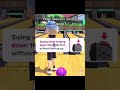 Does the crowd spin when you throw the ball backwards in switch sports bowling