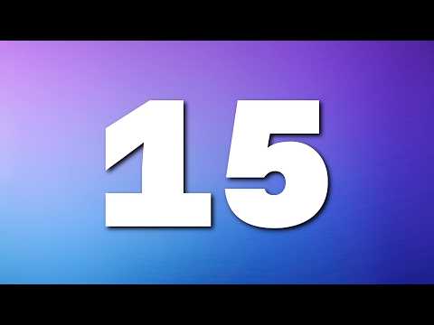 0:15 Countdown | Indigo-Blue Gradient | Silent Minimal Timer