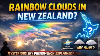 Why New Zealand Skies Are Suddenly Rainbow Clouds (Cloud Iridescence Explained)