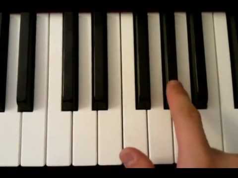 How to play Cis /Des major on piano - YouTube
